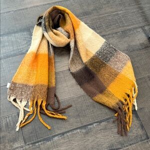 Steve Madden Multicolor Plaid Scarf OS